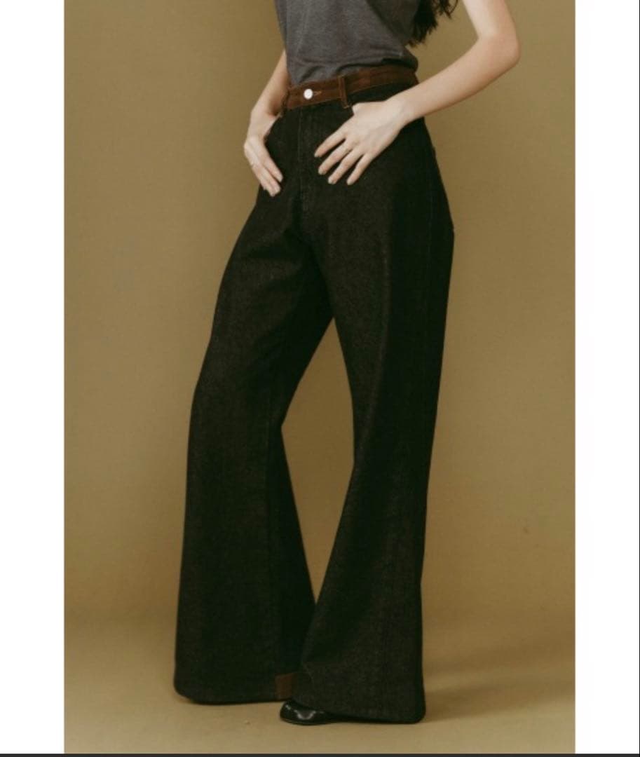 パンツ knuth marf denim baggy pants