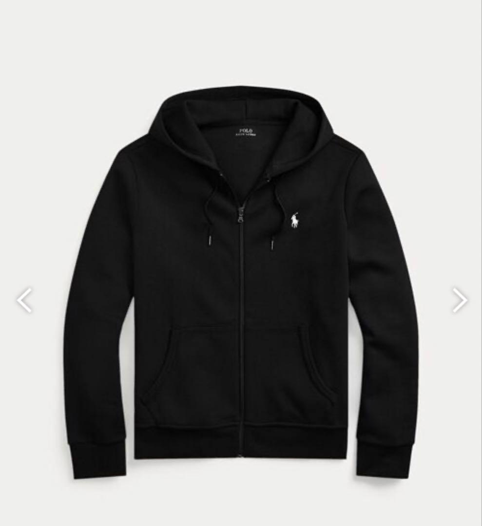 【新品未使用】ラルフローレン フードパーカー L ブラック