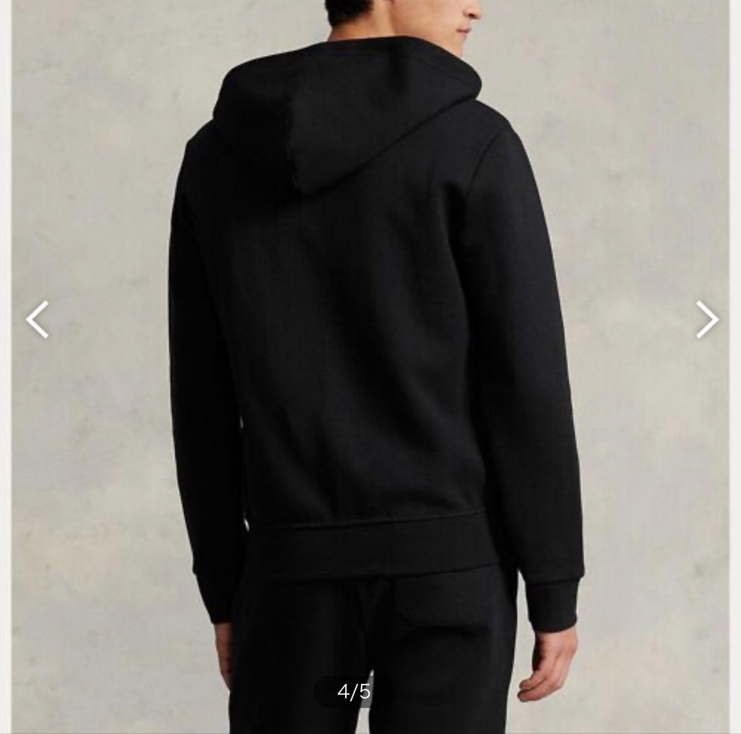 【新品未使用】ラルフローレン フードパーカー L ブラック