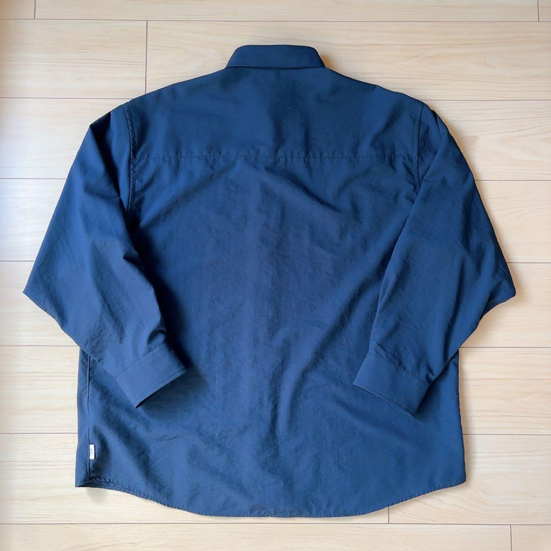 WTAPS ダブルタップス 長袖 シャツ ネイビー X 01