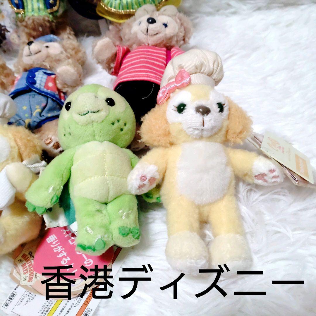 ディズニーリゾート 香港ディズニー ダッフィーフレンズ ぬいぐるみバッジ ぬいバ