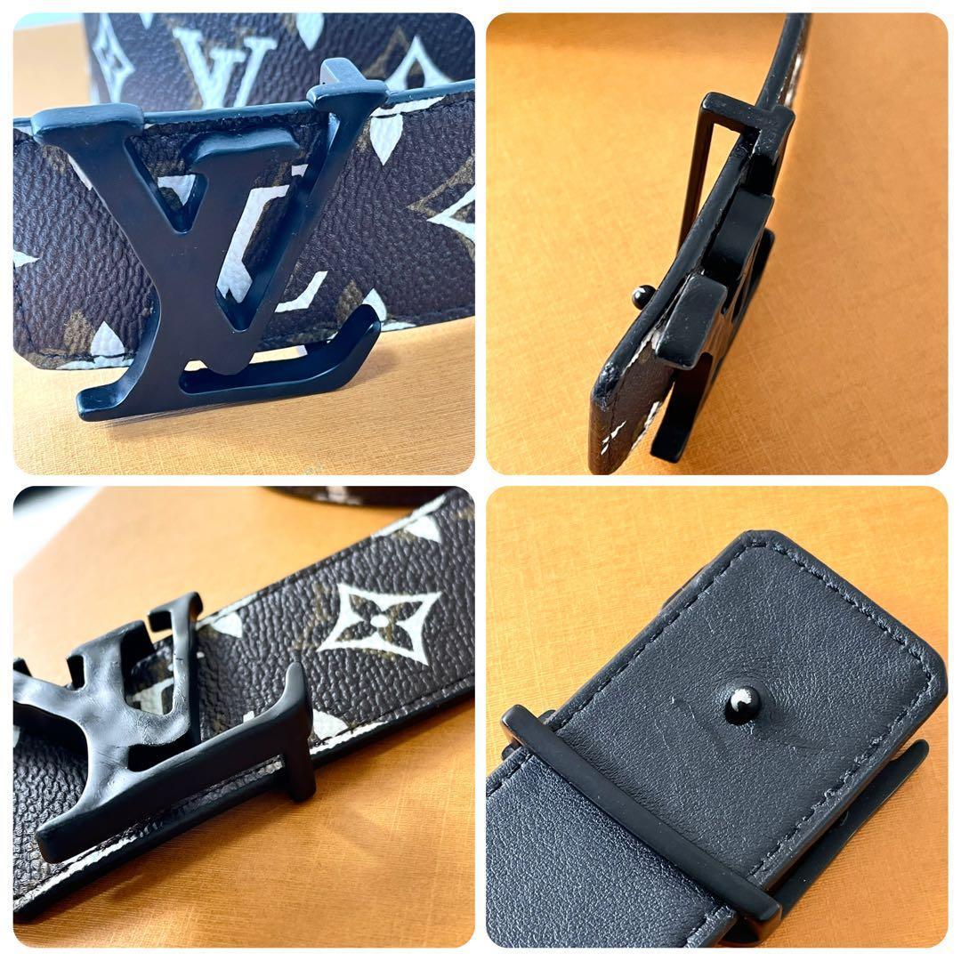 ルイヴィトン LVシェイプ　モノグラム　ベルト　メンズ　MP241 リバーシブル