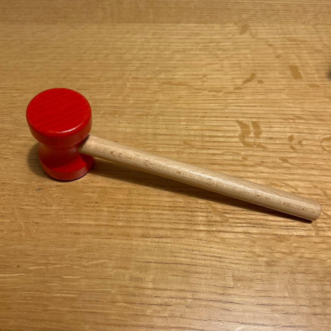 NIC社 大工さん ハンマートイ ニック社 ペグ10本 モンテッソーリ