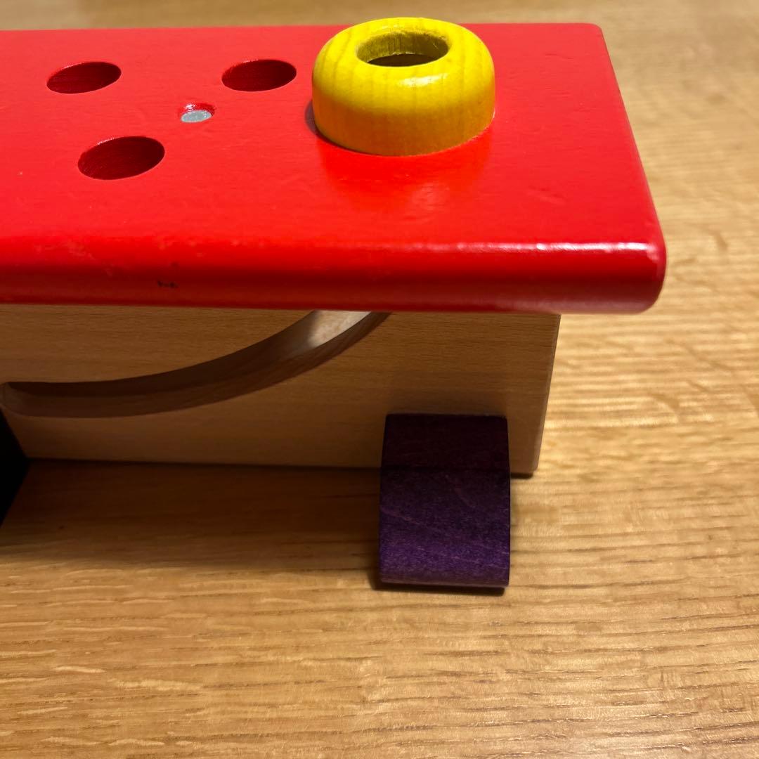 NIC社 大工さん ハンマートイ ニック社 ペグ10本 モンテッソーリ