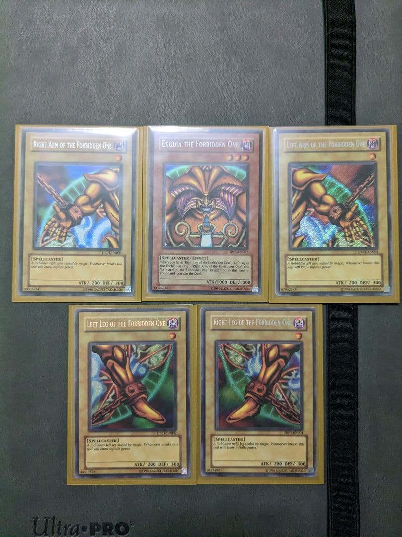 遊戯王、北米、英語、エクゾディア、シークレットレア、シク、UBP