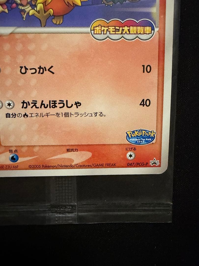 ポケモンカード ポケパークのアチャモ プロモ 047/PCG-P 未開封