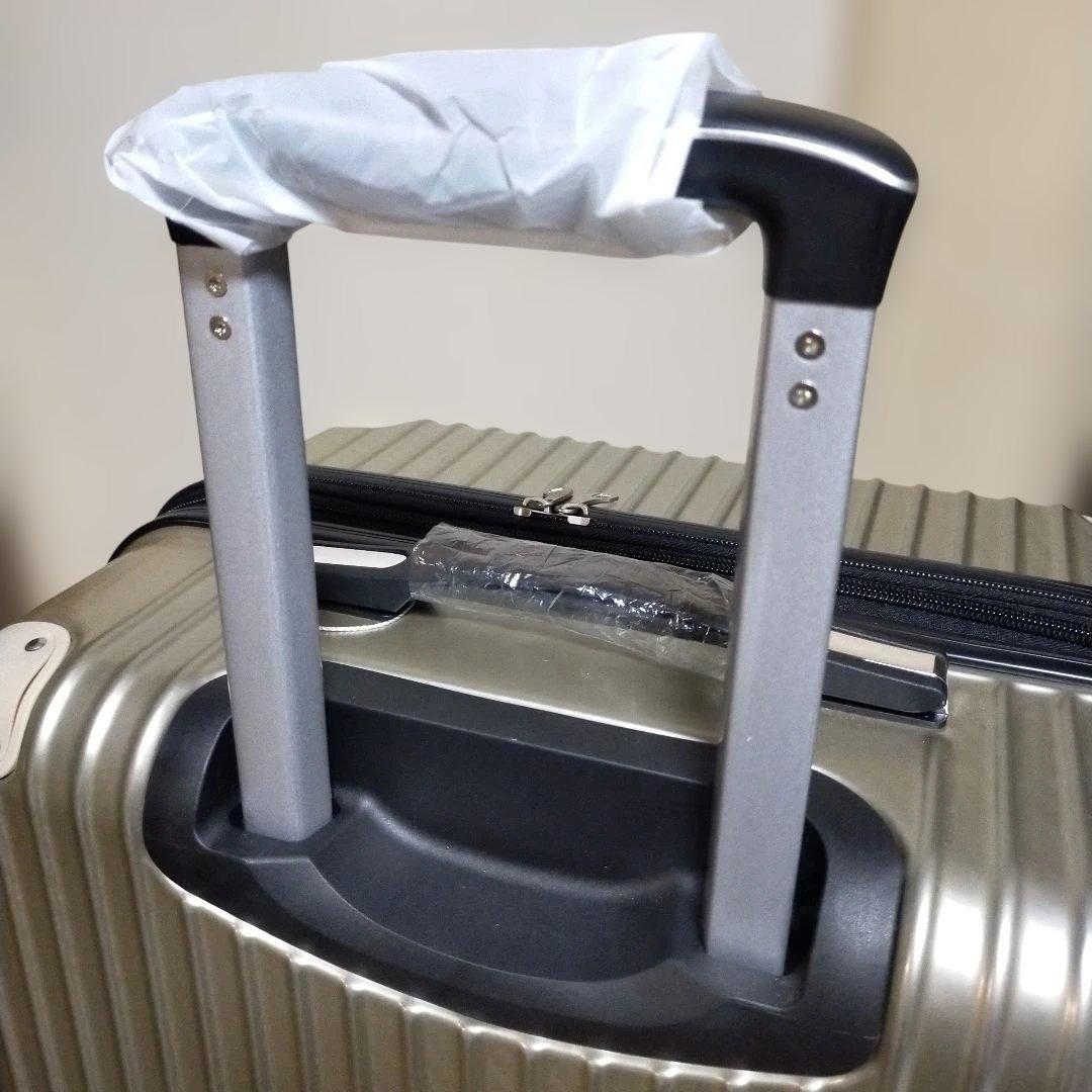 【新品・未使用!!】24インチ　大型　スーツケース　キャリーケース　ゴールド