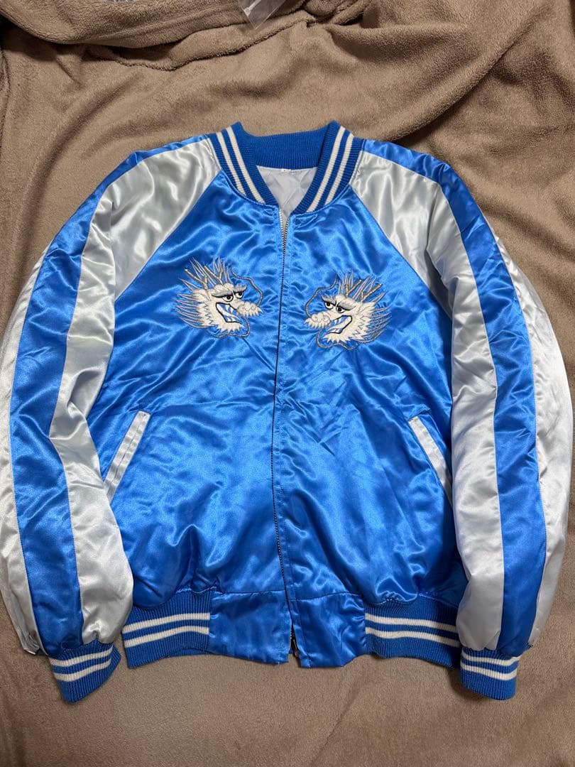 美品 日本製 希少 プリンス商会 龍 限定 スカジャン vintage サテン
