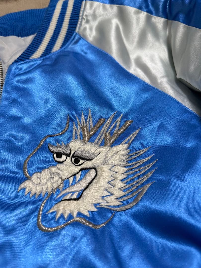 美品 日本製 希少 プリンス商会 龍 限定 スカジャン vintage サテン