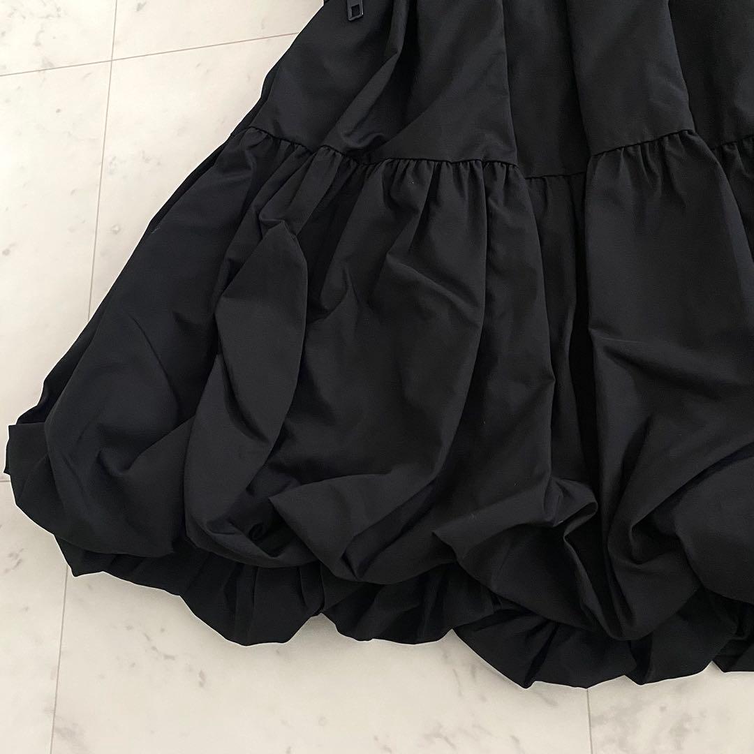 新品 マチャットmachatt 25AW ハーフジップブルゾンドレス ブラックF