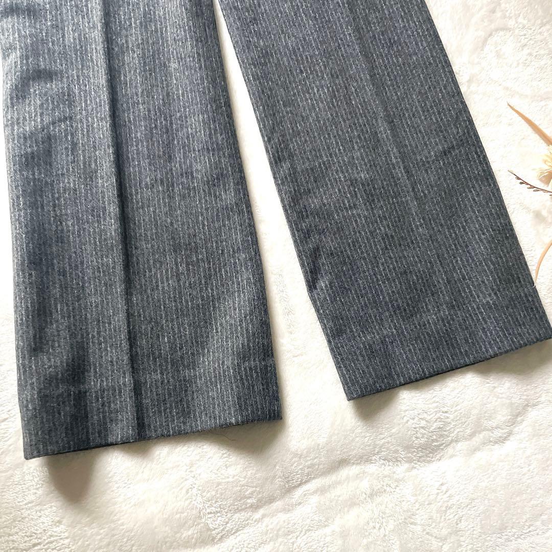 極美品⭐︎VALENTINO グレー ストライプ パンツスーツ セットアップ 40