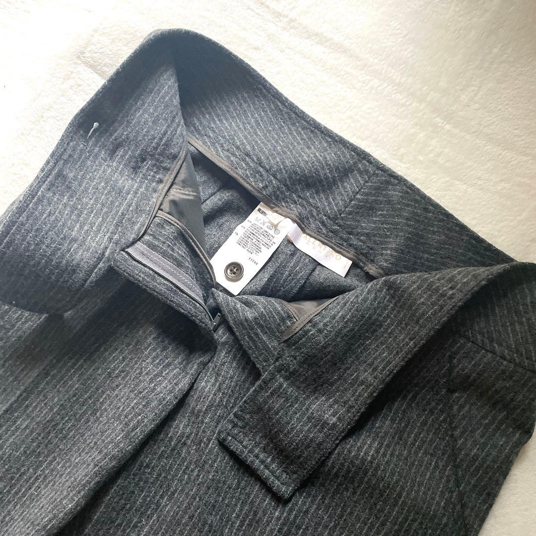 極美品⭐︎VALENTINO グレー ストライプ パンツスーツ セットアップ 40