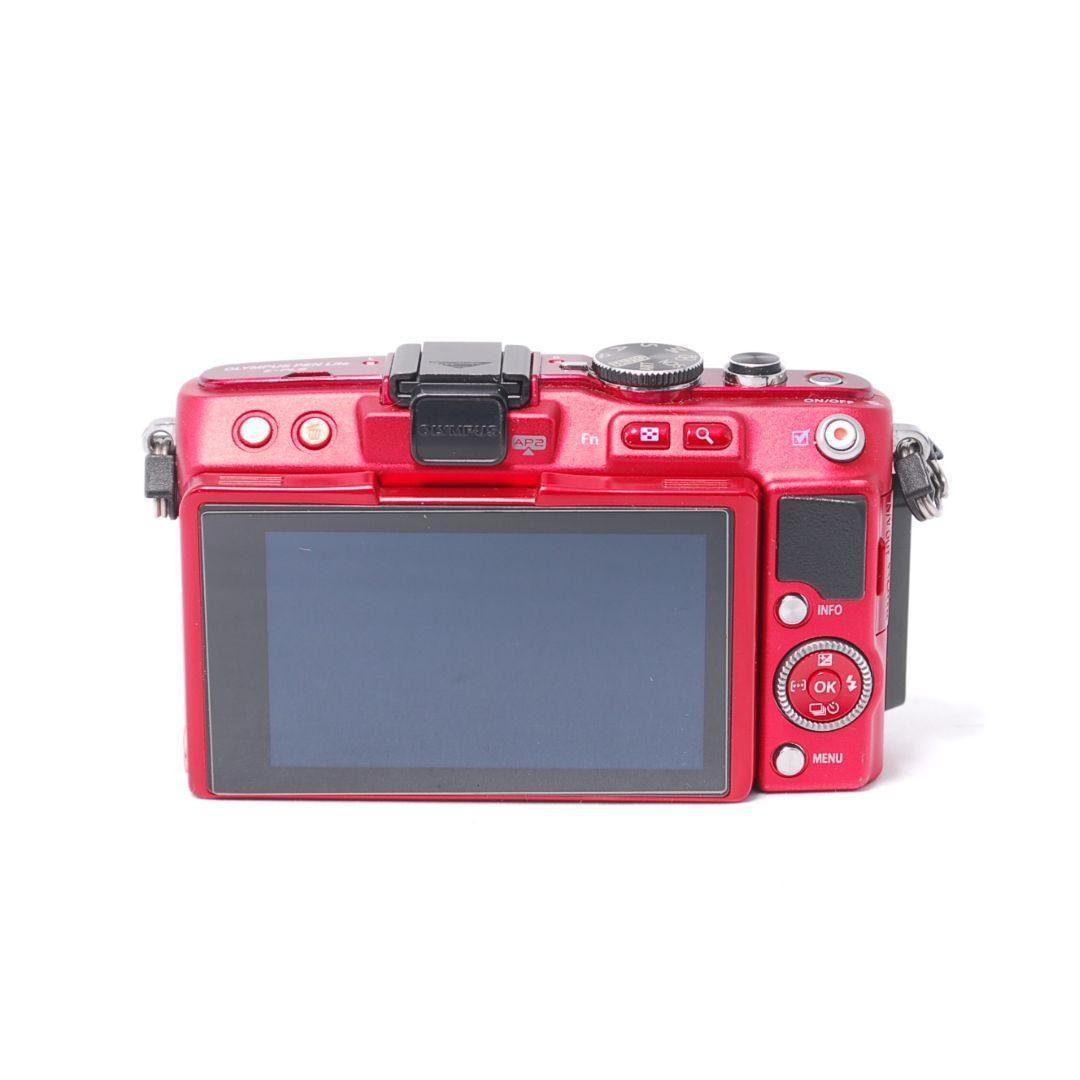 ❤即購入1000円OFF❤ オリンパス PEN E-PL6 REDレンズキット