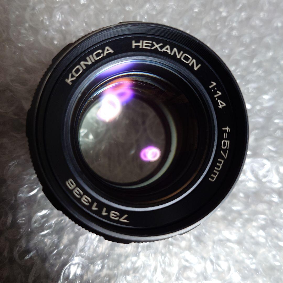 レンズ(単焦点) KONICA HEXANON 57mm f1.4