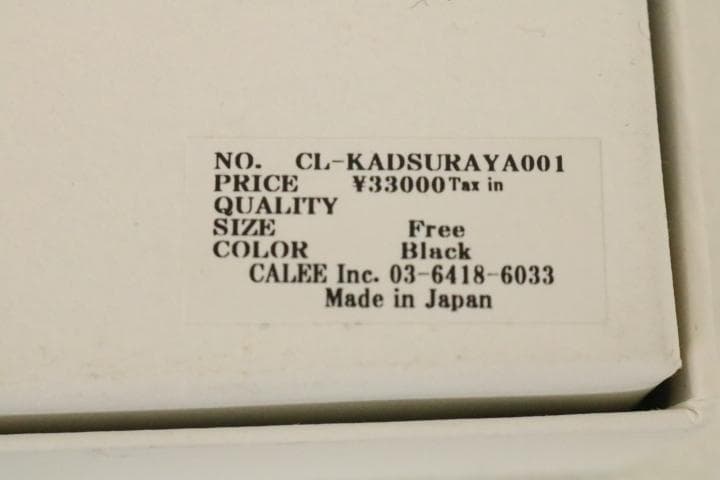 s*）様 【新品】☆CALEE　キャリー：葛屋東京　スタッズレザー　ポマードケー