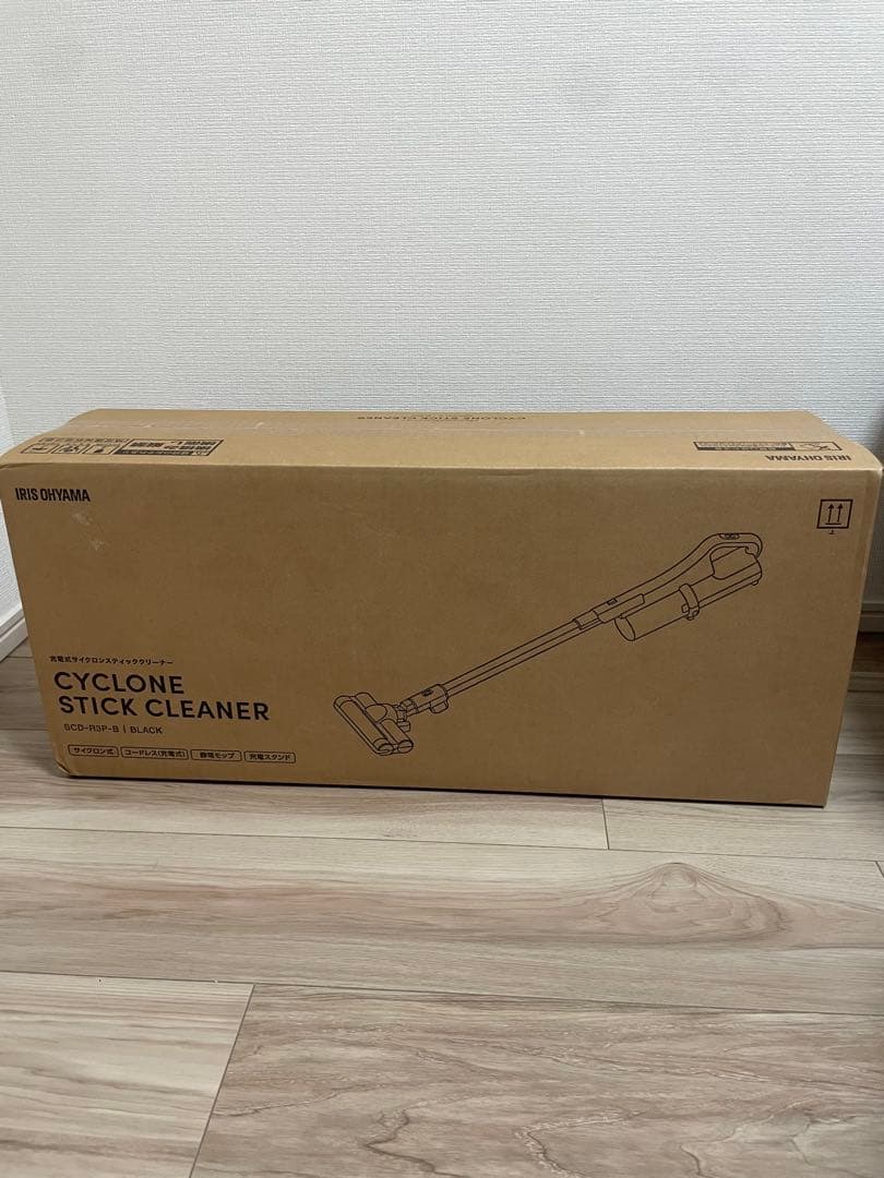 掃除機・クリーナー CYCLONE STICK CLEANER SCD-R3P-B BLACK