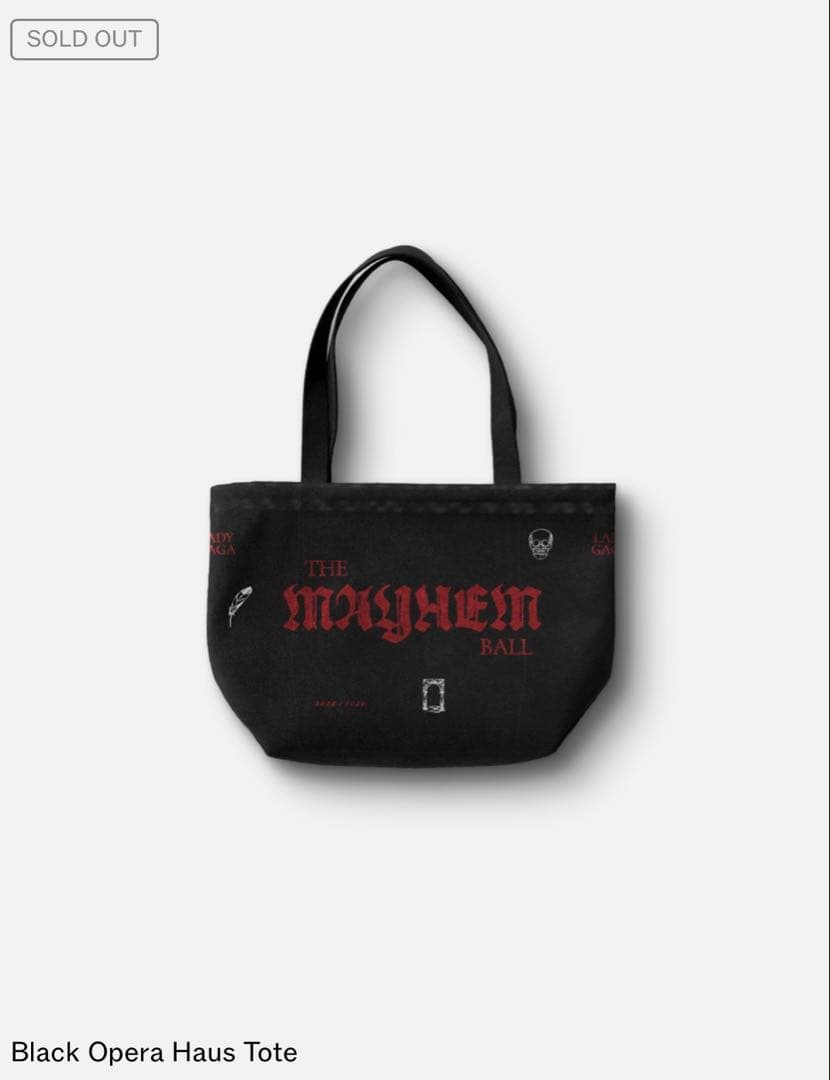 (新品)レディーガガ VIPGOLD 最前列 トート 黒〜最安値〜