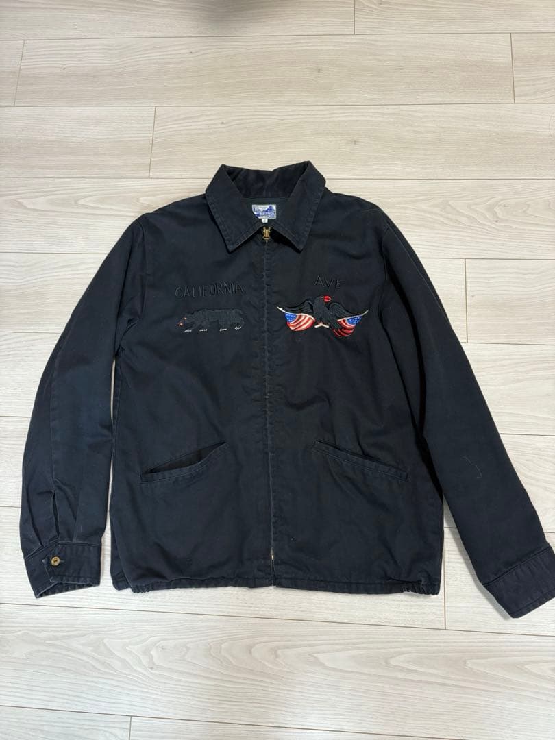 東洋エンタープライズ×BEAMS 雷門 ブラック 刺繍 ベトジャン