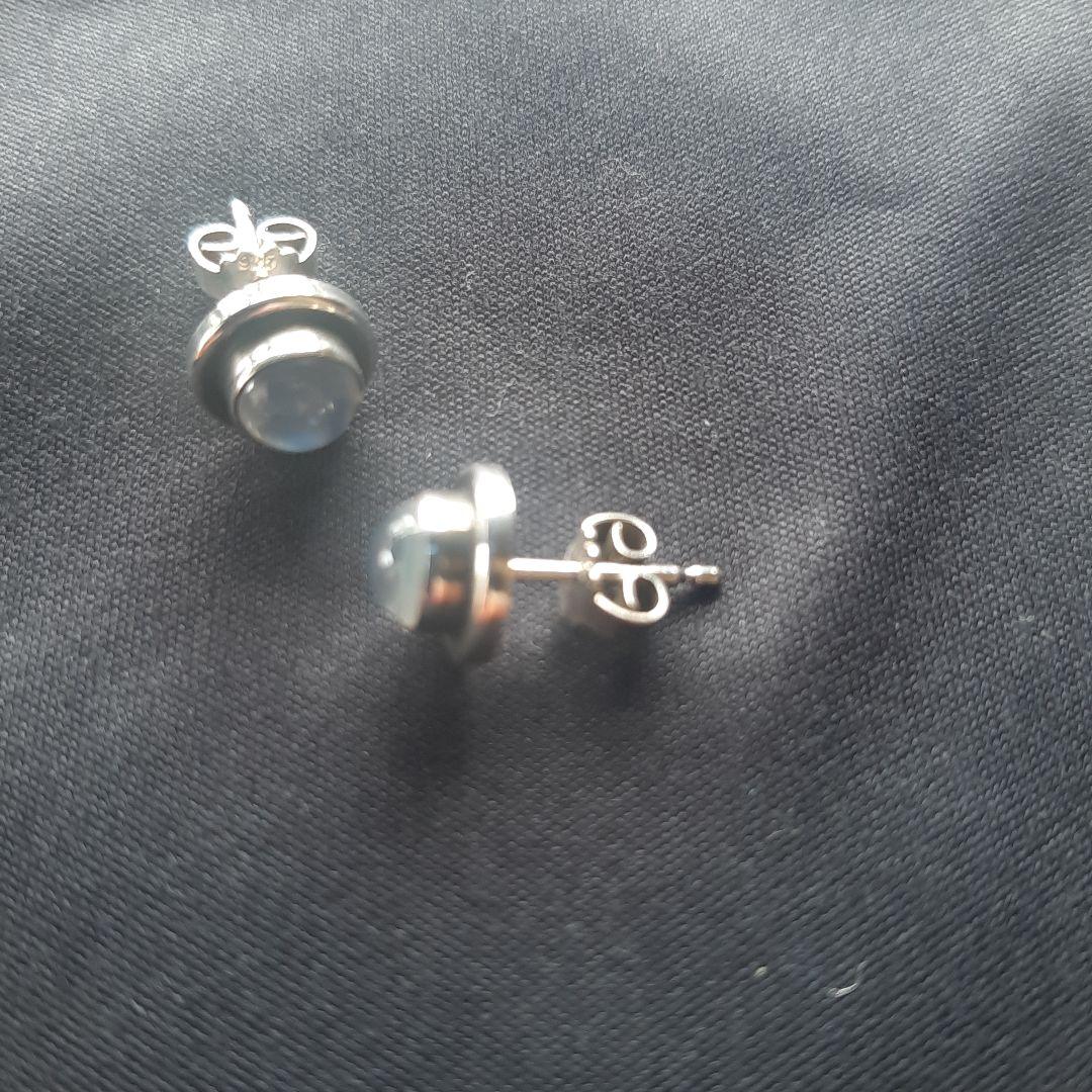 ジョージジェンセンのムーンストーンのシルバーピアス