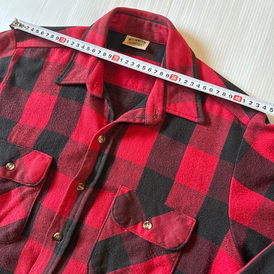 90s ファイブブラザー FIVEBROTHER ネルシャツ