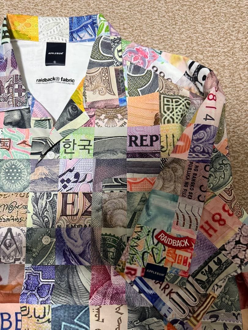 【超希少】【未使用品】applebum raidback shirt