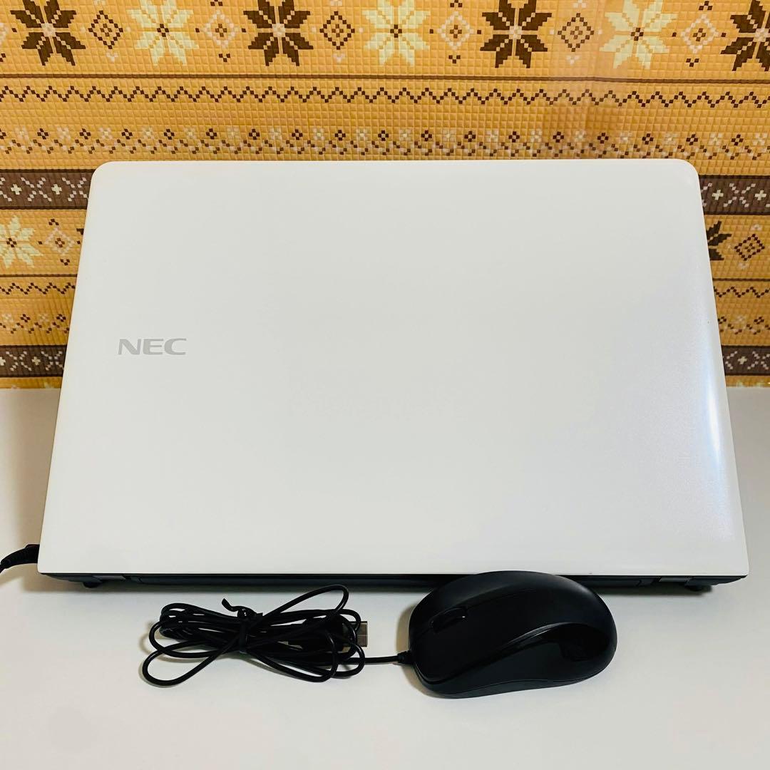 Y89 NECノートパソコンSSDメモリ8G高速 Windows11オフィス付き