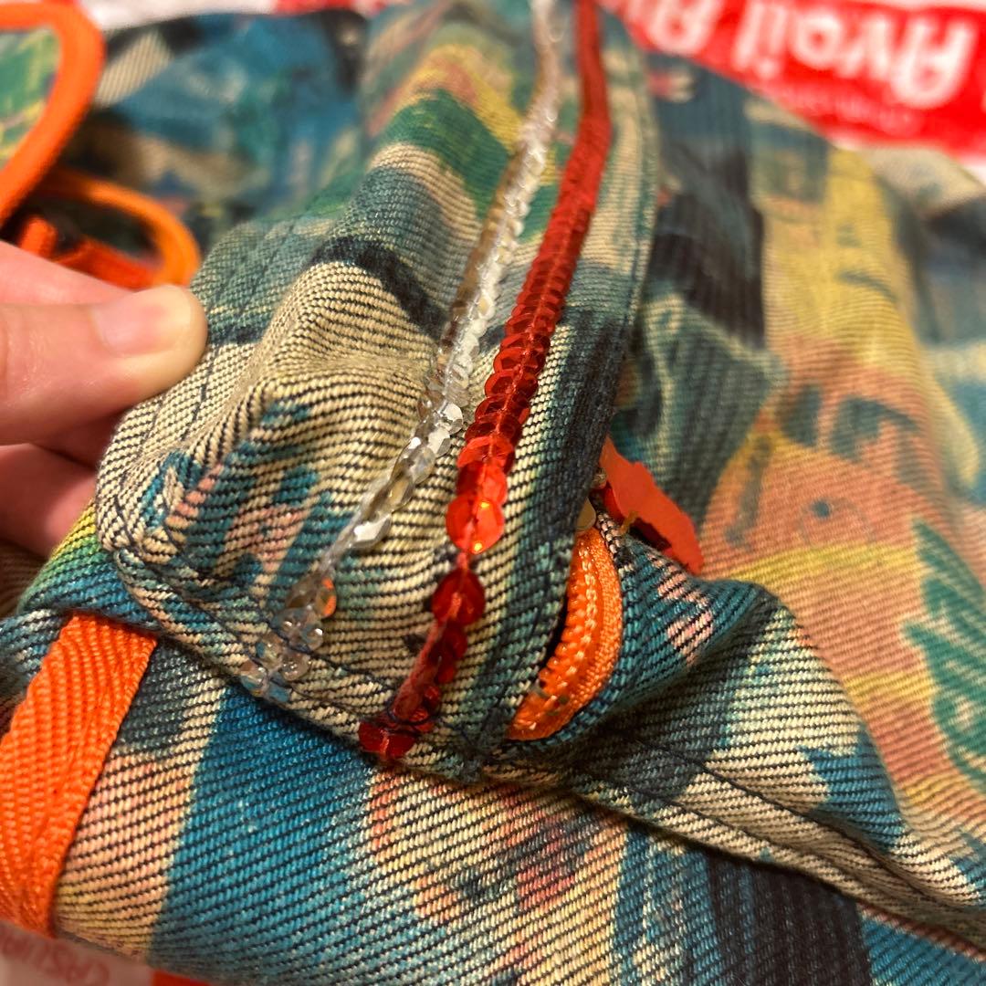 エンジェルブルー　リュック　激レア　デニム生地　　ポップ