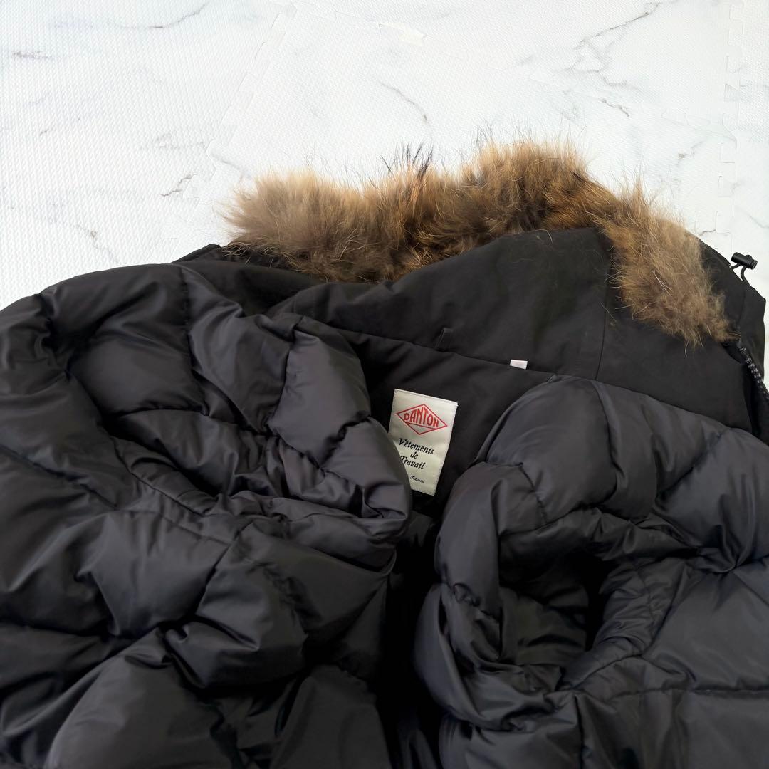 ✨ DANTON／ダントン 定番2WAYダウンコート黒40