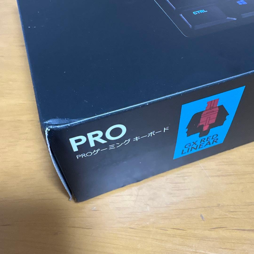ロジクールG PRO ゲーミングキーボード 有線 リニア 赤軸 日本語配列