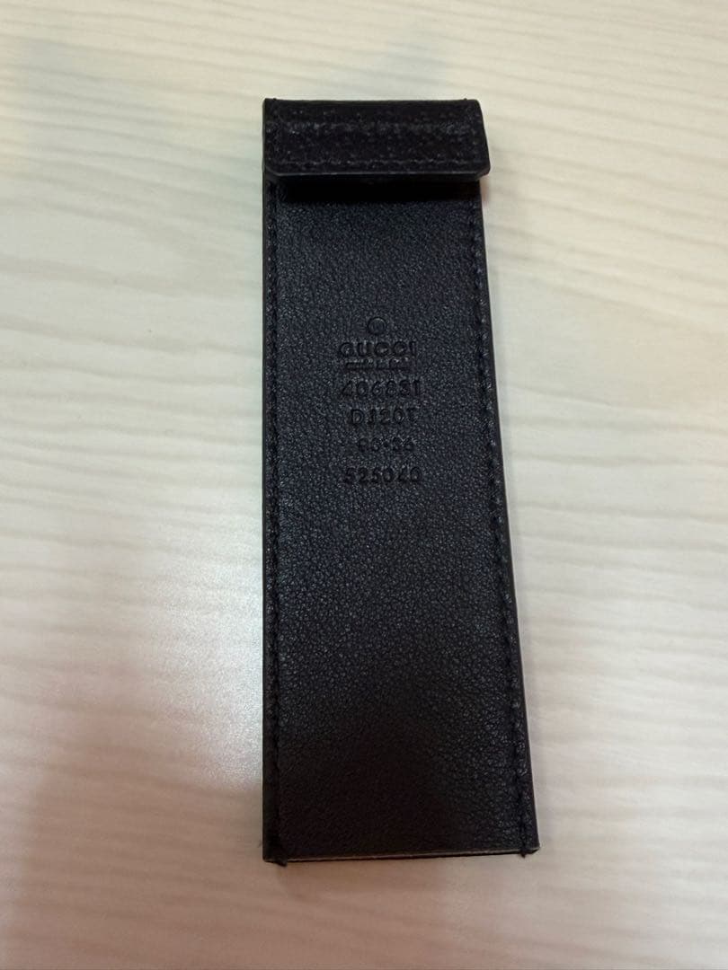 GUCCI グッチ GGマーモント ダブルG ワイドベルト ブラック ロゴ