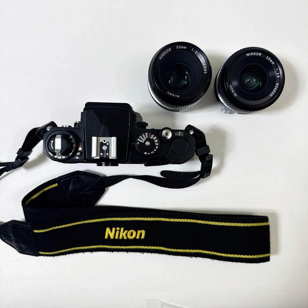 ニコン FM3A ブラック 35mm 50mmセット 完動品