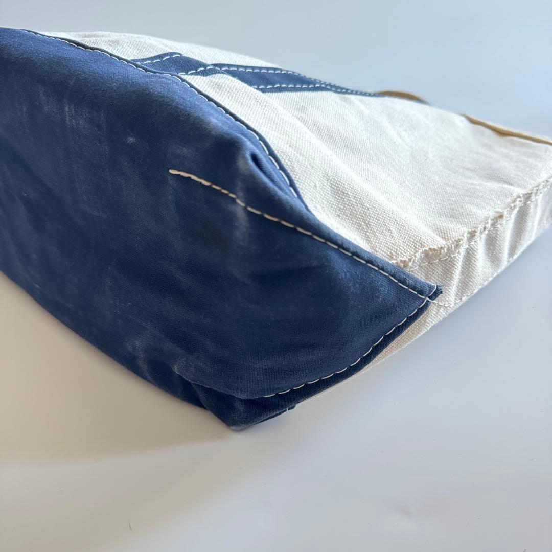 80s L.L.Bean トートバッグ ネイビー ミディアム