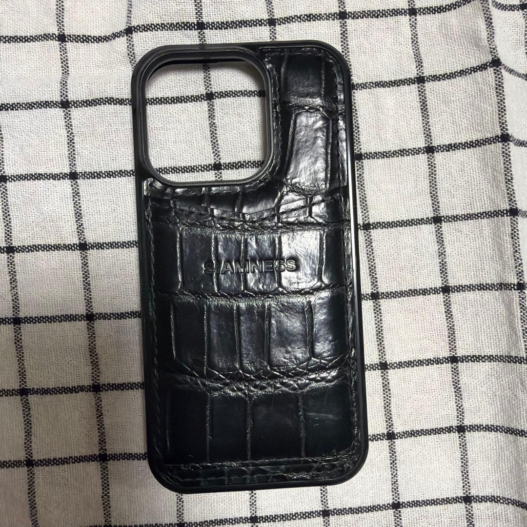 SIANNEES クロコダイルiPhoneケース　iPhone15Pro