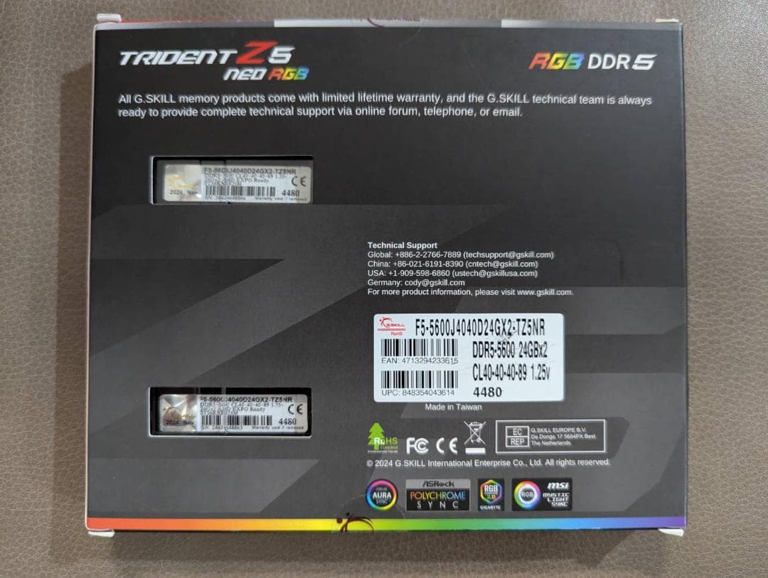 N*み様 G.Skill Trident Z5 NEO RGB 48GB 2 x