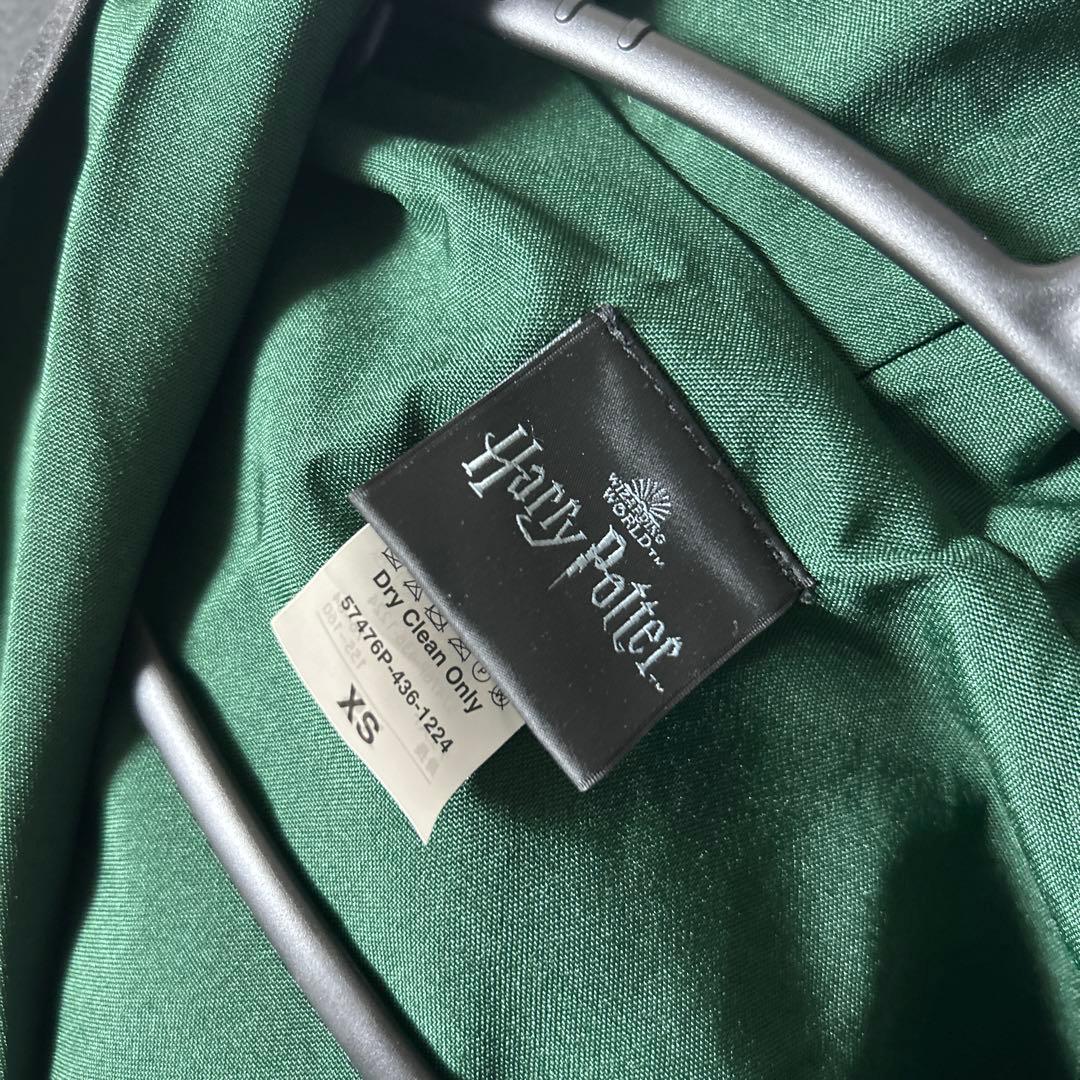 【スタジオツアー公式】ハリー・ポッター ローブ XSサイズ+ネクタイ スリザリン