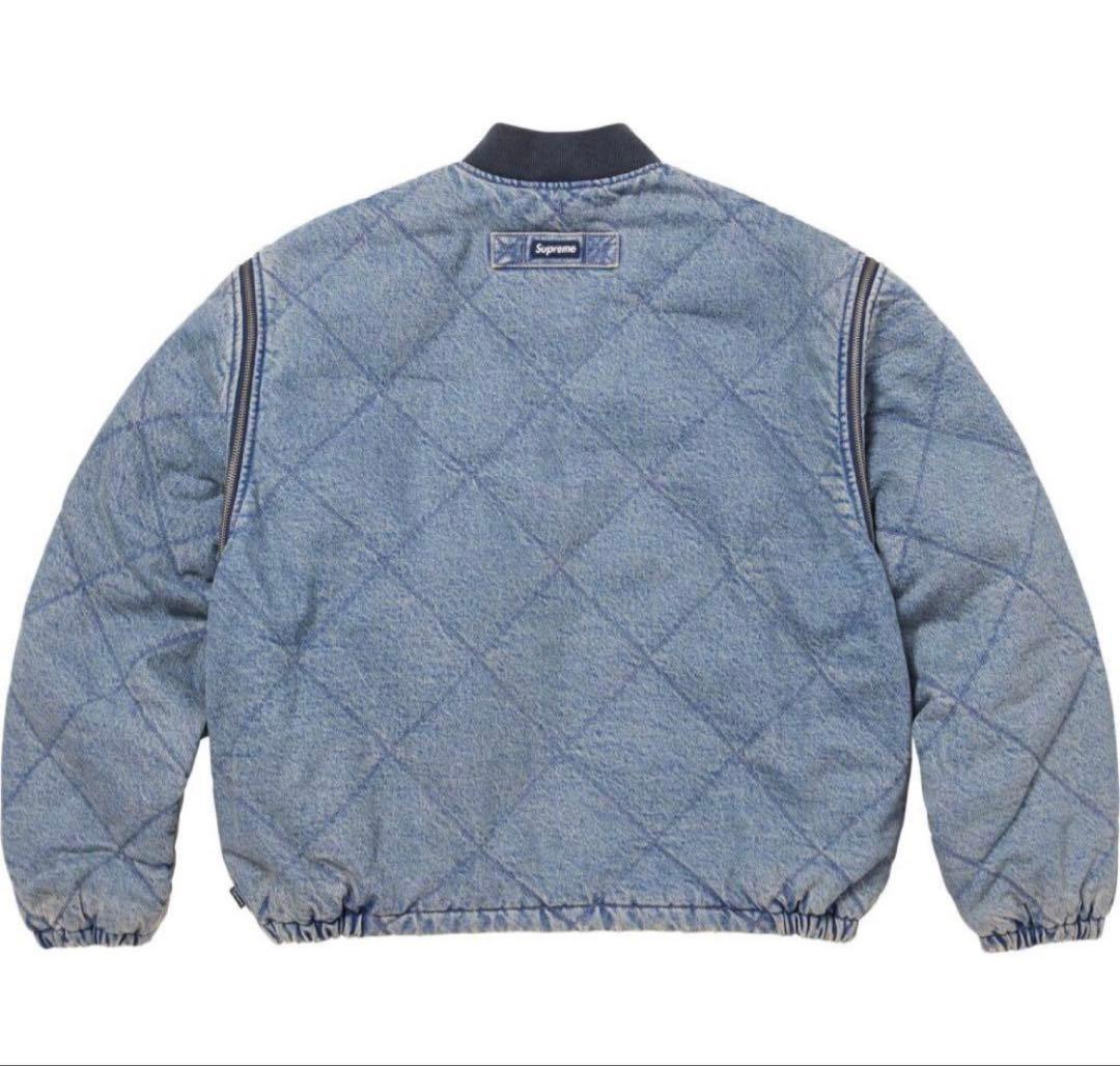 ジャケット・アウター Zip-Off Sleeve Quilted Bomber Jacket