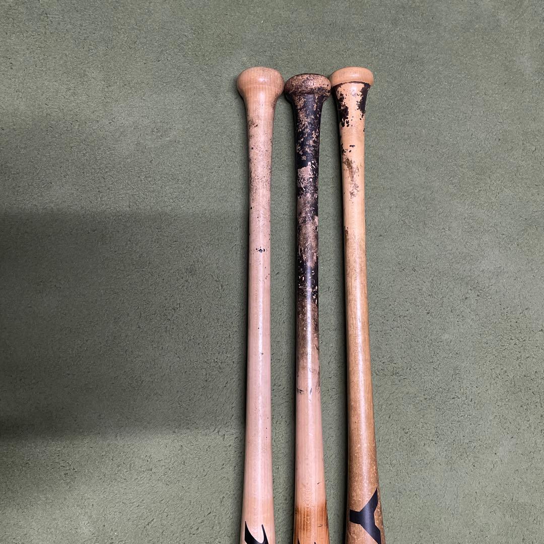 野球　BFj 硬式木製バット3本セット