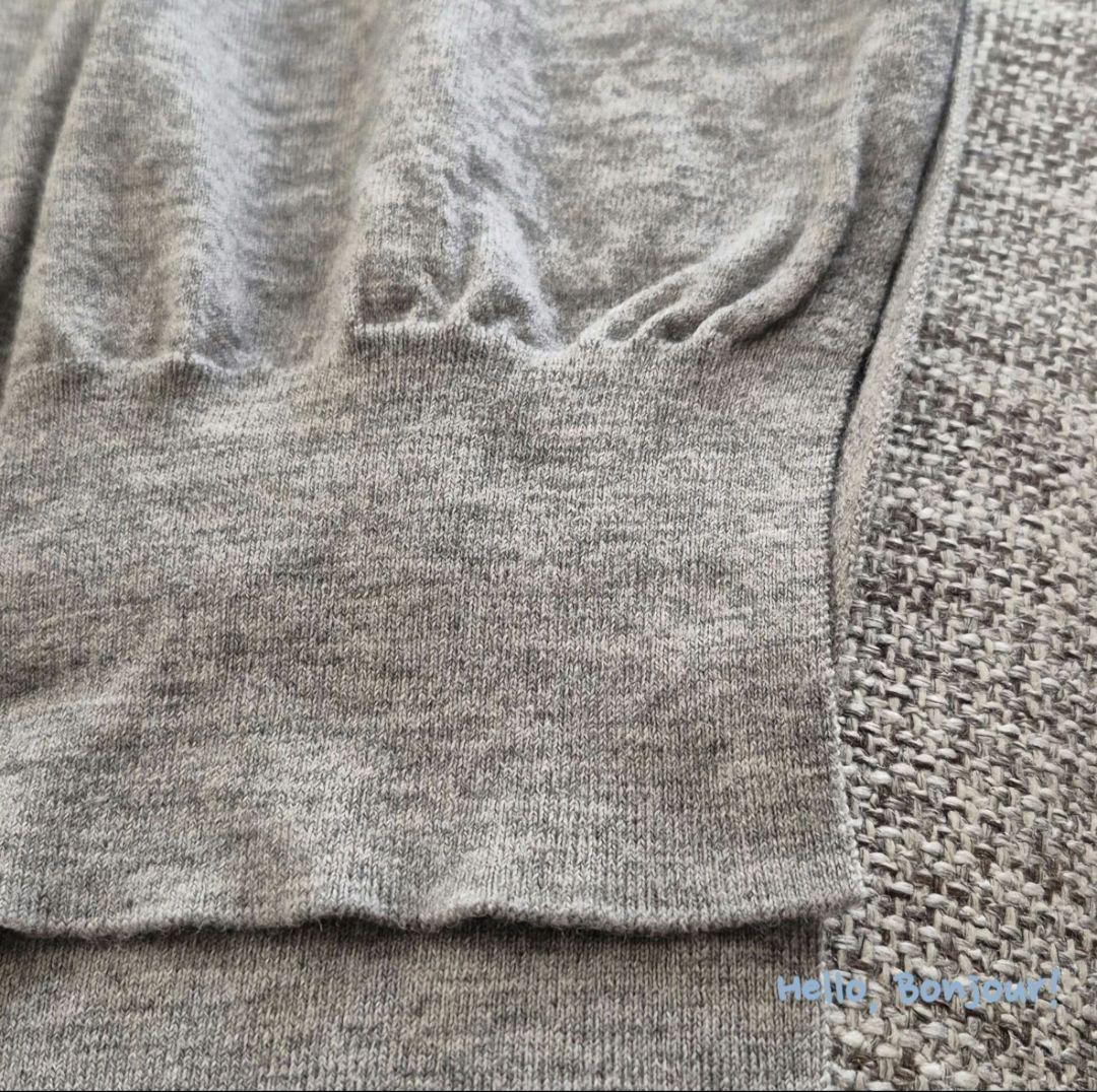 【L'Appartement】Side Slit Knit Gray