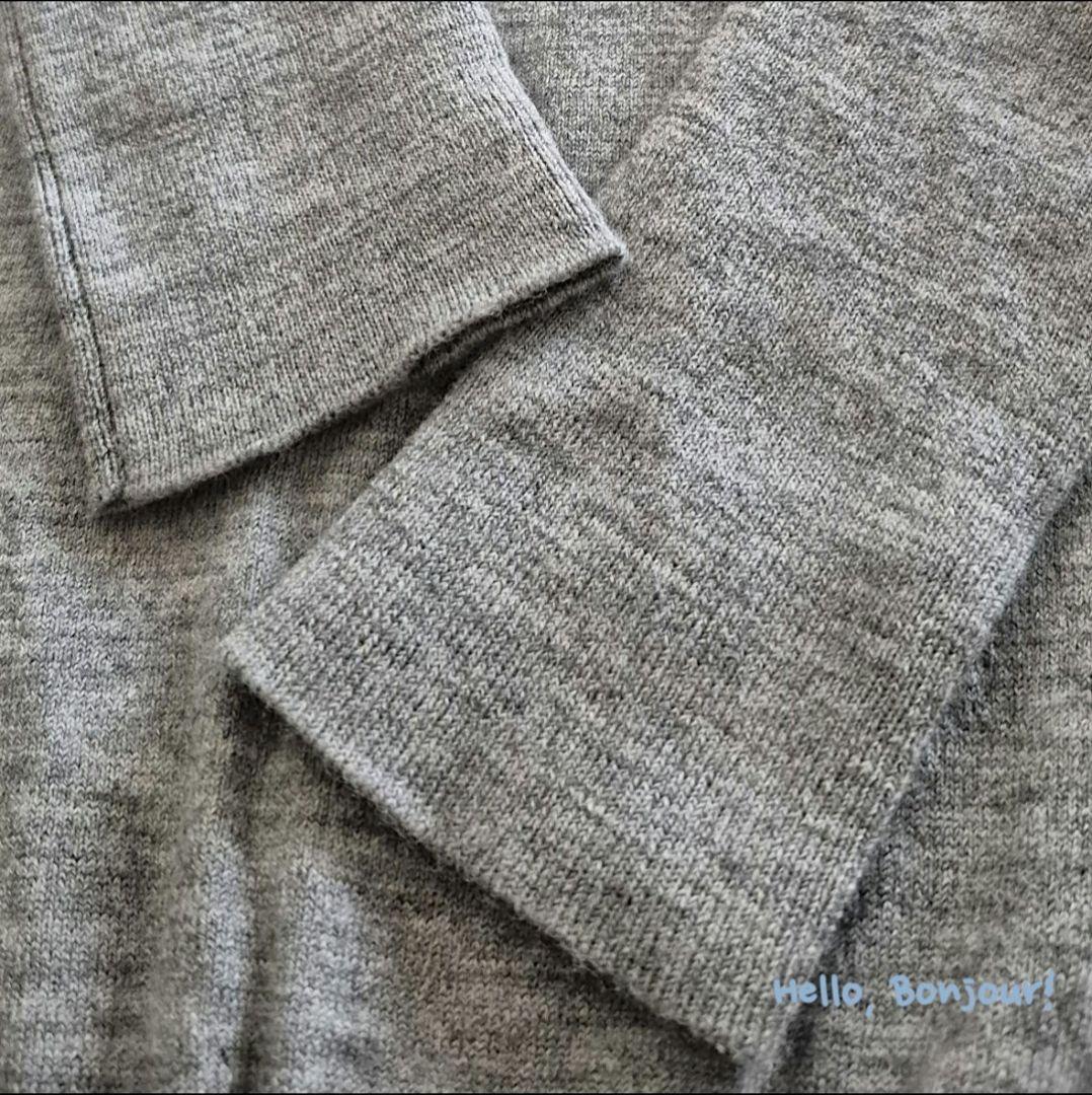 【L'Appartement】Side Slit Knit Gray