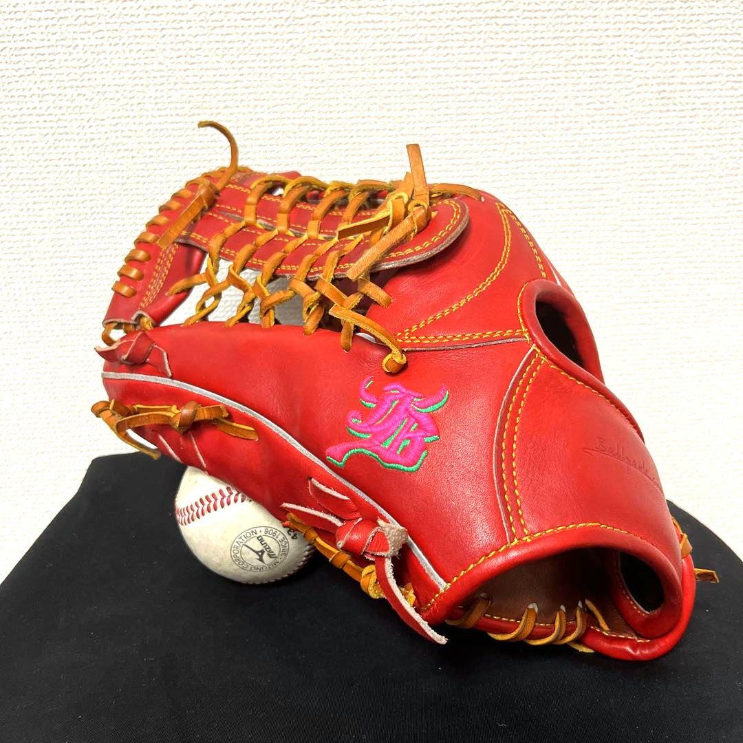 672 和牛JB 型抜群 即戦力 美品 硬式 外野手用グローブ