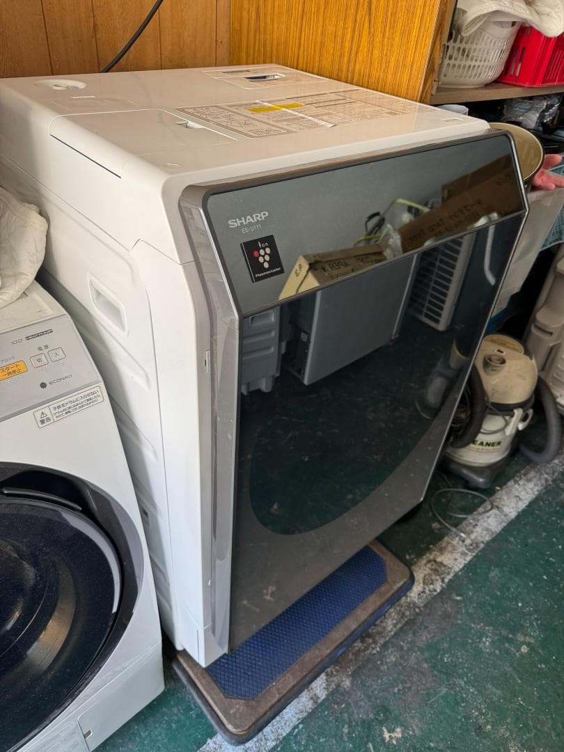 シャープ ドラム式洗濯乾燥機 11/6㎏　ES-U111-TL 2019年