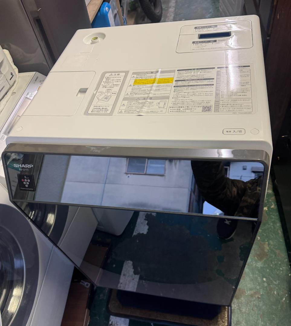シャープ ドラム式洗濯乾燥機 11/6㎏　ES-U111-TL 2019年