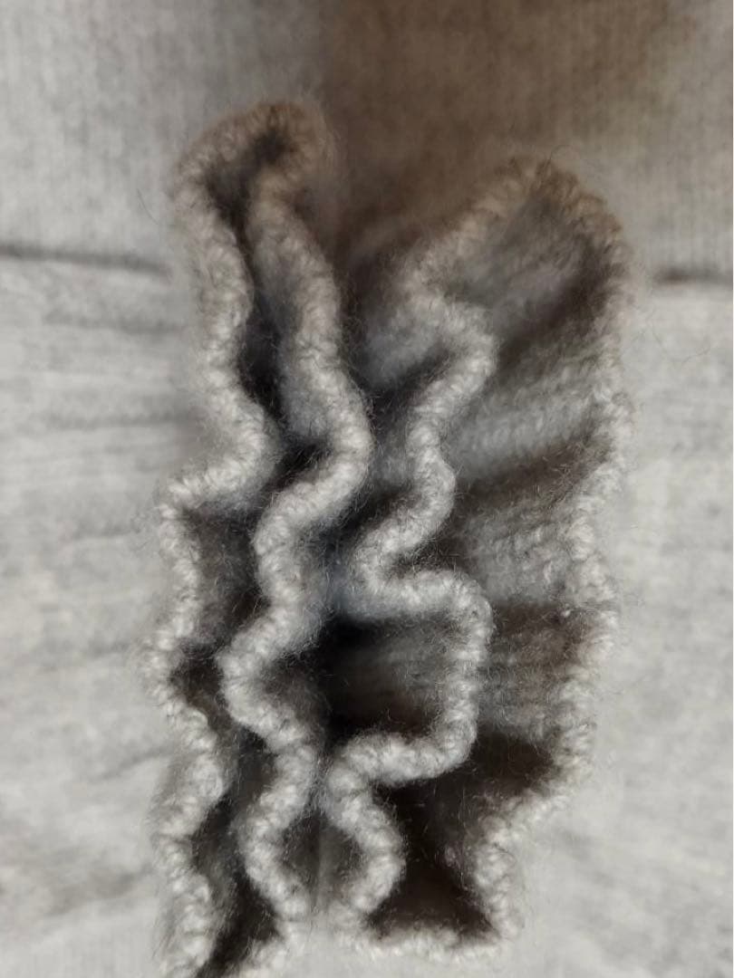 MARGARET HOWELL グレー タートルネック　ウールカシミヤ　サイズⅡ