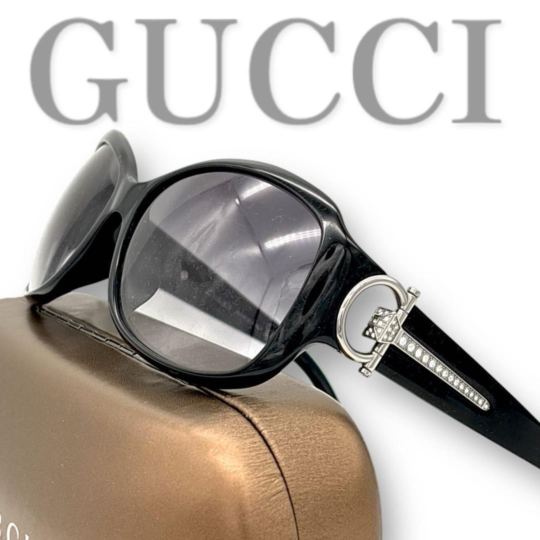小物 GUCCI sunglasses vintage GG BLACK unisex