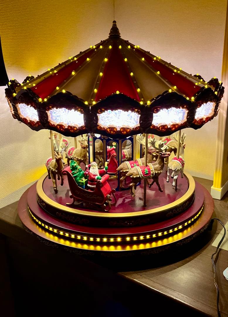 ミスタークリスマス デラックスカルーセル メリーゴーランド　ミュージック