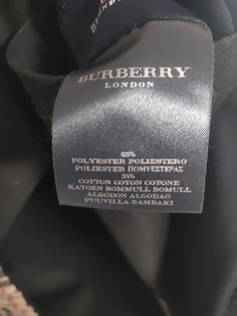 90s BURBERRY リバーシブル スイングトップ バーバリー　ブラック