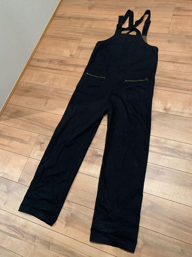 ブルコ　bluco U.C.C.T 1165 黒 オーバーオール　siz36