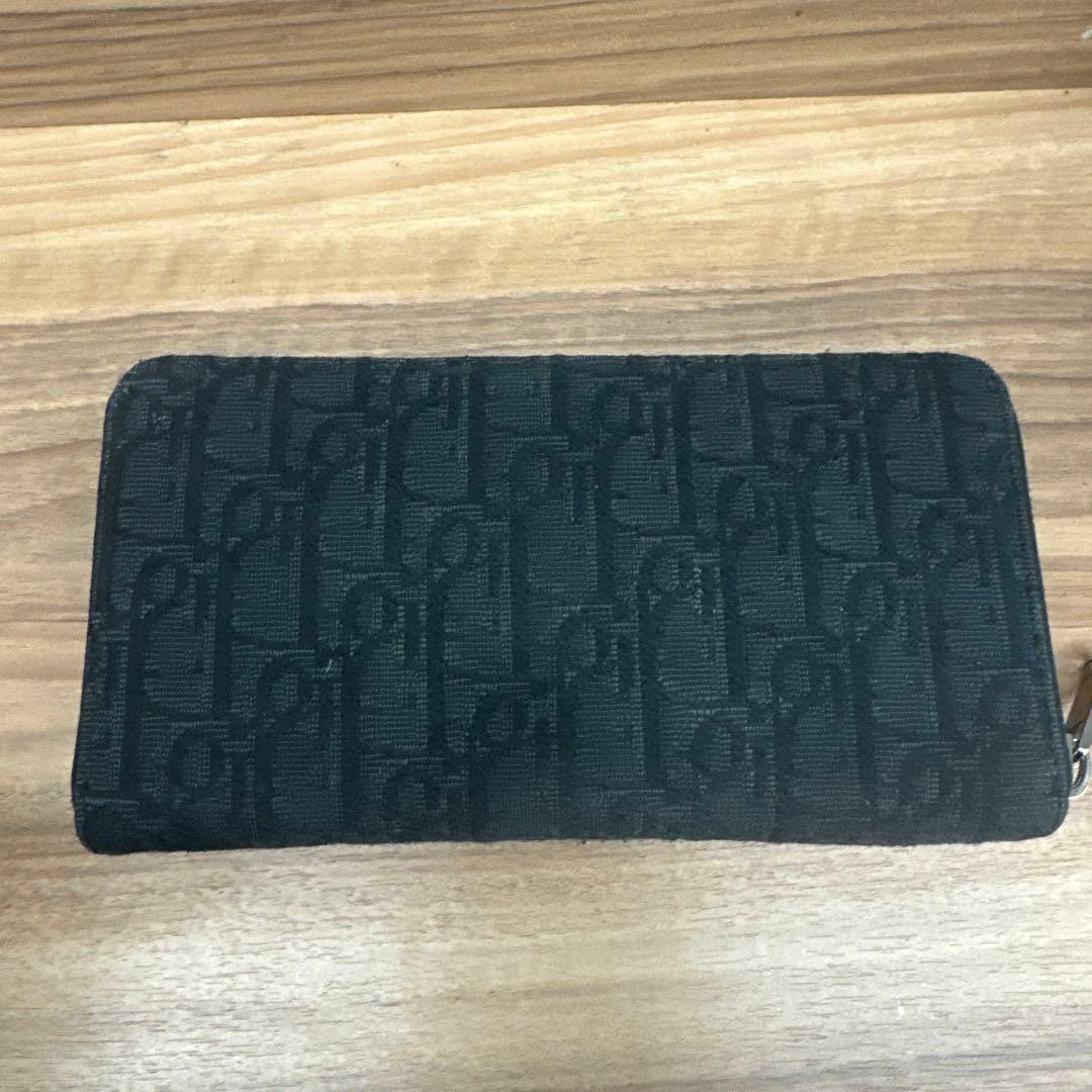 う*わ様 Dior ロゴ入り ブラック 長財布