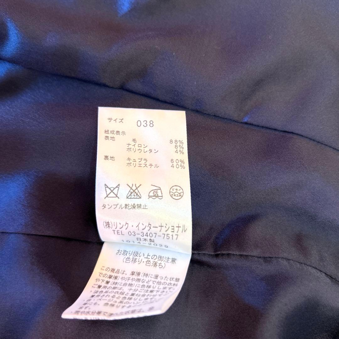 ☆お値下げ☆セオリーリュクス　パンツスーツ　濃紺ウール