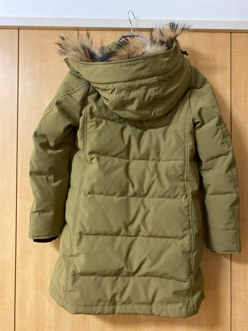 DANTON ダウンジャケット オリーブ キャメル　ベージュ　サイズ34